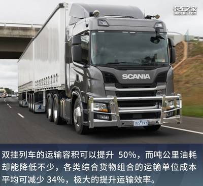 合規(guī)可拉60噸，備受青睞的“雙掛列車”為何在中國全面普及為時(shí)過早？